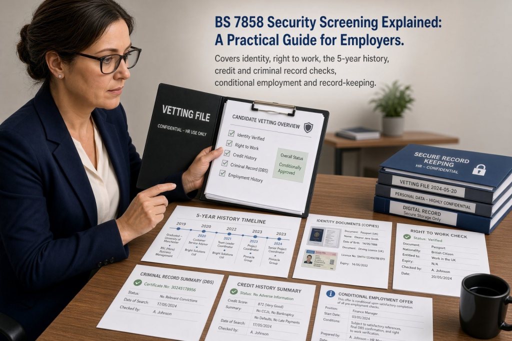 BS 7858 Security Screening Explained: A Practical Guide for&nbsp;Employers