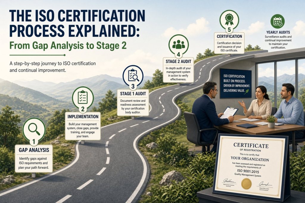 The ISO Certification Process Explained: From Gap Analysis to Stage&nbsp;2